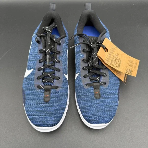Nike Flex Experience RN 12 Running Shoes Blue White Black DV0740-401 M 8 W 9.5 - Picture 4 of 8